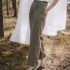 Haruu, eesti disain, linased riided, mugavad suvepüksid, mugavad püksid, linased püksid, kimono, linased pikad püksid