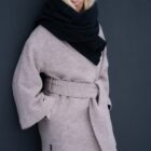 Villamantel, soe mantel, talvemantel, villane mantel, haruu, eestidisain