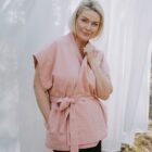 linane kimono, kimono kleit, kimono jakk, kimono, suvine linane, linased riided, linane kangas, haruu, eesti disain, muvavad riided