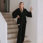 Merlin Miido, Haruu, kimono jakk, kimono, eesti disain, kimono kleit puuvillased tooted